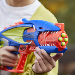 Nerf DinoSquad Terrodak, 12 Elite Darts, Dinosaur Design, 4 Dart Toy Foam Blaster for Kids Outdoor Games - Additional view 4