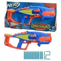 Nerf DinoSquad Terrodak, 12 Elite Darts, Dinosaur Design, 4 Dart Toy Foam Blaster for Kids Outdoor Games - Additional view 8