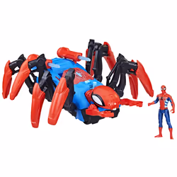 Marvel Spider-Man Crawl ‘N Blast Spider, Figure vehicle, 4 yr(s), Plastic, Black, Blue, Red