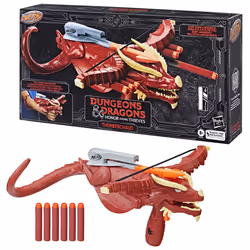 Nerf Dungeons & Dragons Themberchaud Blaster, 6 Elite Darts