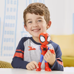 Marvel Spidey and His Amazing Friends Supersized Spidey Action Figure, Preschool Superhero Toy for Kids Ages 3 and Up - Additional view 4