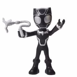 Marvel Spidey and His Amazing Friends Supersized Black Panther Action Figure, Preschool Superhero Toys - Additional view 2