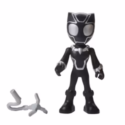 Marvel Spidey and His Amazing Friends Supersized Black Panther Action Figure, Preschool Superhero Toys - Additional view 3