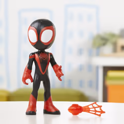 Marvel Spidey and His Amazing Friends Supersized Miles Morales: Spider-Man Action Figure, Preschool Toy for Age 3 and Up - Additional view 6