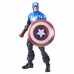 Marvel Legends Series Captain America (Bucky Barnes) Avengers 60th Anniversary Collectible 6 Inch Action Figure, 5 Accessorie ...