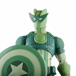 Marvel Avengers Hasbro Marvel Legends Series Super-Adaptoid Avengers 60th Anniversary Collectible 12 Inch Tall Action Figure, 6 Inch Figure Scale