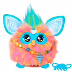 Furby Coral Plush Interactive Toys for 6 Year Old Girls & Boys & Up, Cartoon character, 6 yr(s), Interactive, Sounding, AA