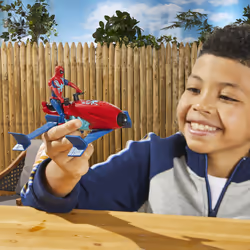 Marvel Spider-Man Epic Hero Series Web Splashers Spider-Man Hydro Jet Blast, 4-Inch Action Figure and Vehicle Playset, Super Hero Toys for Kids 4 and Up - Additional view 6