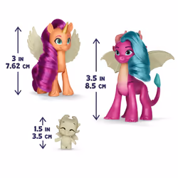 Tell Your Tale Dragon Light Reveal, 3 Glow in the Dark Dolls, 3-Inch Scale Toys for Girls and Boys Ages 4+ - Additional view 4