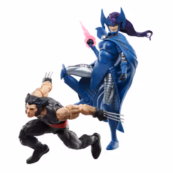 Marvel Legends Series Wolverine and Psylocke, 50th Anniversary Comics Collectible 6-Inch Action Figure 2-Pack