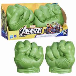 Marvel Avengers Hulk Gamma Smash Fists, Soft Foam Role Play Toy, Super Hero Toys for Kids Ages 5 and Up