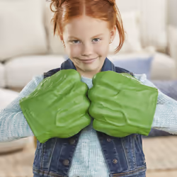 Marvel Avengers Hulk Gamma Smash Fists, Soft Foam Role Play Toy, Super Hero Toys for Kids Ages 5 and Up - Additional view 7