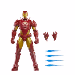Marvel Legends Series Iron Man Model 20  Iron Man Comics Collectible 6-Inch Action Figure  Retro-Inspired Blister Card
