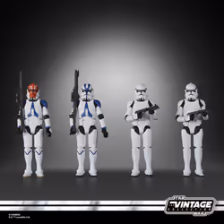 STAR WARS The Vintage Collection Phase II Clone Trooper  Ahsoka 3.75 Inch Collectible Action Figure 4-Pack