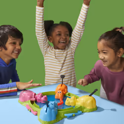 Hippo Flipp Board Game for Kindergarten from 4 Years for 2 to 4 Players