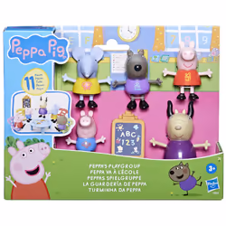 Hasbro Peppa Pig Playgroup Playset with 5 Figures and 6 Accessories, Preschool Toys for 3 Year Old Girls and Boys and Up