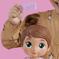 Baby Alive Shampoo Snuggle Sophia Sparkle Brown Hair 11 Inch Water Baby Doll Playset  Toys for 3 Year Old Girls & Boys & Up