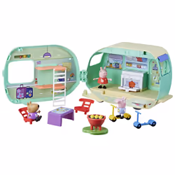 Peppa Pig Caravan Playset, Action/Adventure, Peppa Pig, 3 yr(s), Multicolour, Plastic