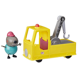 Peppa Pig Granddad Dog's Tow Truck Construction Vehicle and Figure Set, Preschool Toys for Boys and Girls 3 Years and Up