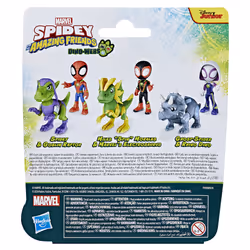 Marvel Spidey and His Amazing Friends Dino-Webs, Miles "Spin" Morales & 's Electrosaurus Action Figures, Super Hero Toys for Kids Ages 3 and Up - Additional view 4