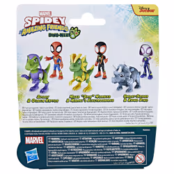 Marvel Spidey and His Amazing Friends Dino-Webs, Spidey and Goblin Raptor Action Figures Set, Super Hero Toys for Boys and Girls Ages 3 and Up - Additional view 4