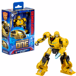 Transformers : One Prime Changer Bumblebee (B-127) 5-Inch Robot Action Figure, Interactive Toys for Boys and Girls Ages 6 and Up