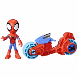 Marvel Spidey and His Amazing Friends, Spidey Action Figure with Toy Motorcycle, Preschool Toys for 3 Year Old Boys and Girls ...