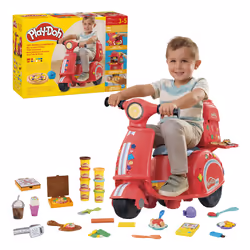 Play-Doh Pizza Delivery Scooter Playset, Kids Arts and Crafts - Additional view 4