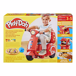 Play-Doh Pizza Delivery Scooter Playset, Kids Arts and Crafts - Additional view 5