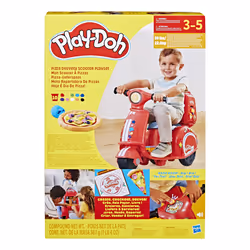 Play-Doh Pizza Delivery Scooter Playset, Kids Arts and Crafts - Additional view 6