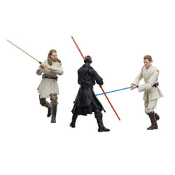 Star Wars The Black Series Qui-Gon Jinn  Darth Maul  OBI-Wan Kenobi The Phantom Menace 6 Inch Action Figures