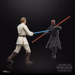 Star Wars The Black Series Qui-Gon Jinn  Darth Maul  OBI-Wan Kenobi The Phantom Menace 6 Inch Action Figures