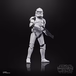STAR WARS The Black Series Phase II Clone Trooper & Battle Droid  The Clone Wars Troop Building Collectible 6 Inch Action Figure 2-Pack