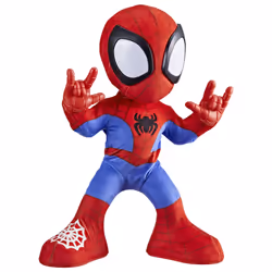 Marvel Spidey and His Amazing Friends Dance 'N Crawl Spidey, Interactive Plush Toy with Music & Sounds, Cartoon character, 3 ...