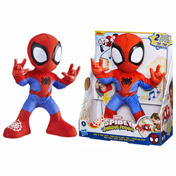 Marvel Spidey and His Amazing Friends Dance 'N Crawl Spidey, Interactive Plush Toy with Music & Sounds