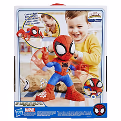 Marvel Spidey and His Amazing Friends Dance 'N Crawl Spidey, Interactive Plush Toy with Music & Sounds - Additional view 4