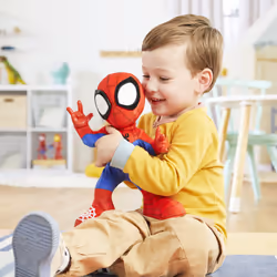 Marvel Spidey and His Amazing Friends Dance 'N Crawl Spidey, Interactive Plush Toy with Music & Sounds - Additional view 6