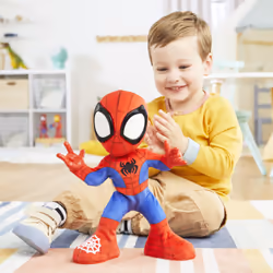 Marvel Spidey and His Amazing Friends Dance 'N Crawl Spidey, Interactive Plush Toy with Music & Sounds - Additional view 8