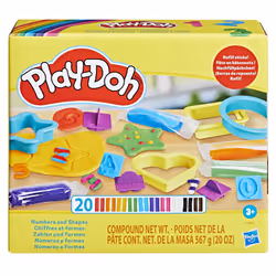 Play-Doh Numbers and Shapes Playset with 17 Tools & 20 Compound Sticks  Back to School Classroom Supplies  Kids Arts & Crafts ...