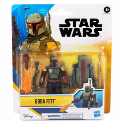 STAR WARS Epic Hero Series Boba Fett 4-Inch Deluxe Action Figure & 4 Accessories  Toys for 4 Year Old Boys and Girls & Up