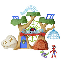 Marvel Spidey and His Amazing Friends Dino Webs Treehouse Playset