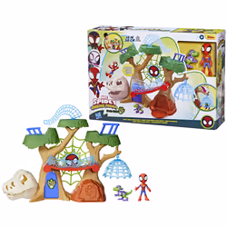 Marvel Spidey and His Amazing Friends Dino Webs Treehouse Playset