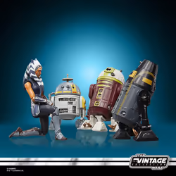 STAR WARS The Vintage Collection Escape from Order 66  The Clone Wars  Ahsoka Tano & Droids 3.75 Inch Collectible Action Figure 4-Pack (Amazon Exclusi