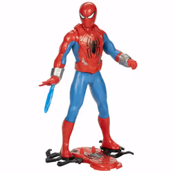 Marvel Spider-Man Thwip Blast Spider-Man Action Figure with Accessories, 4 yr(s), Blue, Red