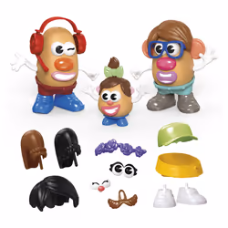Potato Head Create Your Family Set, Toddler and Preschool Toys for Ages 2+, 2 yr(s), Multicolour, Plastic