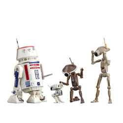 Star Wars The Black Series 4 Pack Collectible Figures: R5-D4  BD-72 and The Mandalorian Mechanical Droids