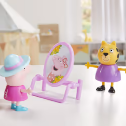 Peppa Pig Peppas Dance Party Playset with House  2 Figures  6 Accessories  Preschool Toys for Girls and Boys  Kids Gifts  Ages 3+ (Amazon Exclusive)