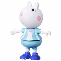 Peppa Pig Suzy Sheep-Up Figure with 6 Easy-On Fashion Accessories, 6-Inch Doll, Preschool Toys for Girls and Boys 3 and Up