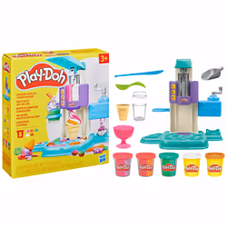 Play-Doh Rainbow Swirl Ice Cream Playset, Arts and Crafts Toys for Ages 3+ - Additional view 4