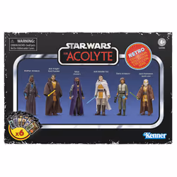 STAR WARS Retro Collection The Acolyte Multipack 3.75 Inch Collectible Action Figure 6-Pack